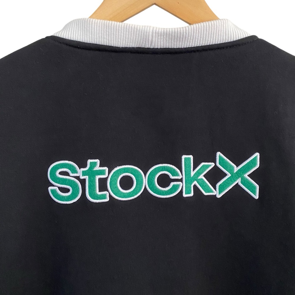 Stockx Letterman Sweater Varsity Cardigan Fleece Jacket Employee Issued Medium View 6